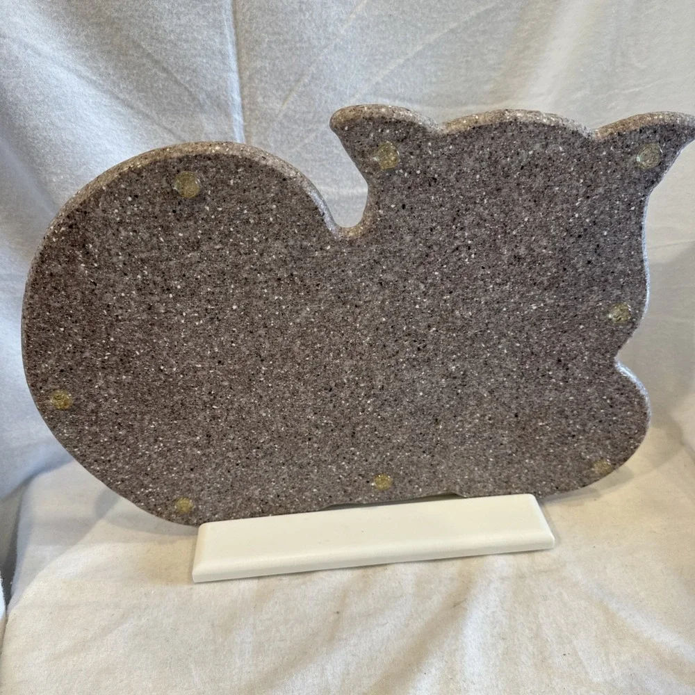 Cat Shaped Corian Cutting Board‎ • Charcuterie Trivet • Kitchen Decor 14 X 10